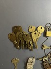 Lot Of Keys Including Brass And Aluminum  Some Vintage  2 Padlocks