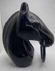 Vintage Cast Iron Horse Head Hitching Post Fence Topper Ring Garden 8 