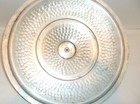 Vintage Mcm Hammered Aluminum Casserole Dish W lid Made In Italy