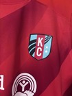 Nike Kc Current Soccer Women Jersey Size L Slim Fit Red Nwt 