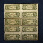Lot Of 10  1 Federal Reserve Star Notes - Free Shipping Usa