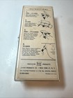 Gem  1960s Gold Brass Single Edge Safety Razor Vintage W  Box   Blades