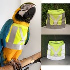 Parrot Vest With Leash Reflective Bird Pet Vest With Leash Pigeon Flight Suit