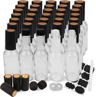 Glass Bottles 5oz Clear Woozy With Shrink Capsulessmall Wine Bottle Case Of 35
