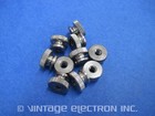  10  New Nickel Plated Solid Brass Knurled Thumb Nuts  6-32  0 375 d X 0 250 h 