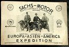 Sachs Motorcycle Promotional Card Inter Continental Expedition Klee Franz Bull
