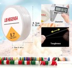 Elastic Bracelet String Cord Stretch Bead Cord For Transparent 230ft 70m 0 7mm 