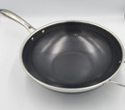 Hexclad 12  Wok 12-inch Hybrid Nonstick Pan - No Lid - Used Good Condition