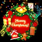 Buy One Get One Free Christmas Cards light And Music Wreath Card 3d Card