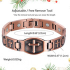 Arthritis Bracelet For Men 100  Copper Bracelet Magnetic Therapy For Pain Relief