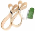 1x30 Leather Honing Polishing Belts 2 Pack With White   Green Buffing Compounds