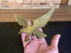 Vintage Brass Eagle Finial  6 5    Wing Span
