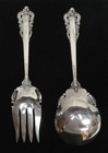 Wallace Grand Baroque Sterling Silver Large Salad Serving Set