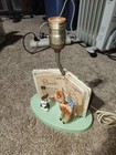 Vintage Bambi And Thumper Plastic Lamp Disney Dolly Toy Company 1974 Works
