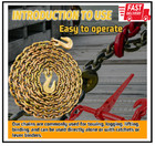 1 4  Tow Chain g80 Tie Down Log Chain With G70 Clevis Grab Hooks For Towing 12ft