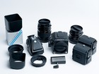 Hasselblad 503cx Black Kit Cf 80mm Cf 120mm Pme45 A12 X2 Acute-matte Film Tested