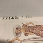 Mccall s 7714 Misses  Princess Seam Button Dress Sewing Pattern Size 8-12 Uncut
