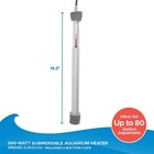 Top Fin Submersible Aquarium Heater - Fish Tank Heater -300 Watt