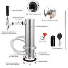 Mrbrew Single Tap Draft Beer Tower  Kegerator Silver 