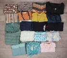 Vtg Women s 50s Lot Of 19  as Is  Dresses   Assorted Sizes   Colors 1950s