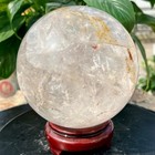 9 9lb Natural Transparent Quartz Ball Crystal Spiritual Energy Repair