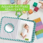 Baby Photo Album Soft Fabric Cover Memory Book 4x6 Photos Newborn Gift