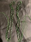 2pcs Wonderful  26 Inches Tibetan Green Jade Praye Beads Prayer Necklaces