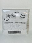 String Centre Recital Ii Series Strings For Violin 4 4 Size 4pk Steel Core New