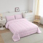  Kids Girls Bedding Set Size Metallic Printed Hearts Comforter Twin Sliver Pink