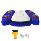 Blue-yellow Color Options -- 1pc Dog Water Fountain Multifunctional Automatic Pe