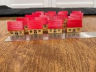 60   s Vintage  Erzgebirge German Wooden Village Mixed Lot 90  Pieces