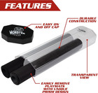 The Original Monster Prism Dual Playmat Tube  black -easy In And Out Case Design