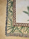Palm Tree Tapestry Throw Blanket Tan Tropical Floridian