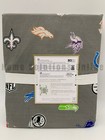 Pottery Barn Teen Nfl Afc Nfc Bright Logo Cotton Sheet Set Xl Twin Gray  1245a