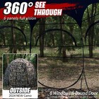 Hunting Blind 1-3 Person See Through Quick Set Pop Up Ground Blinds For Deer    