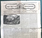Vintage Sept  30 1852 Art The Youth s Companion Children s Newspaper Magazine