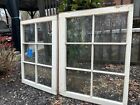 2 - 32 X 24 Vintage Window Bottom Sashes Old 6 Pane Frame  1968  Arts   Craft