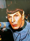 Leonard Nimoy Star Trek Signed 8x10 Coa W  Matching Sticker