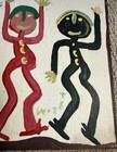 Mose Tolliver Original Painting African American Outsider Southern Folk Art  2