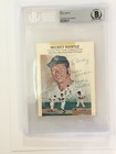 Mickey Mantle Signed Photo Card Auto Autograph Beckett Bas Slabbed Yankees Hof