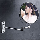 360 Swivel Makeup Mirror 10x Magnifying Wall Mount 2 Sided Vanity Mirror Shaving
