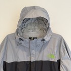 North Face Venture 2 Hooded Rain Jacket Mens Xl Dryvent Packable Gray Black