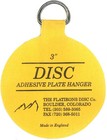 Flatirons Disc Adhesive Plate Hanger Set  2-3 Inch And 2-4 Medium  Yellow 