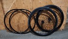 Pair 24  Wheelchair Wheels Schwalbe Marathon Plus Tires   Aluminum Handrims