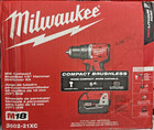 Milwaukee M18 18v Cordless Hammer Drill  Driver -kit 3602-21xc see Description