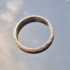 14k Yellow Gold Textured Baby Ring Size 0 5