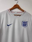Nike England National Team Soccer Jersey Dri-fit White Size Xl