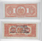 El Banco De Estado De Chihuahua Mexico 5 10 Pesos Banknote Serie A 1913 Lot Of 2