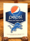 2009 Detroit Lions Pocket Schedule Pepsi Version