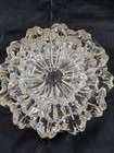 3 Vtg Hazel Atlas Glass Company Nesting Stackable Crystal Ash Trays Ashtrays